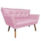 Kit 01 Namoradeira E 02 Poltronas Giratória Anitta Corino Bas