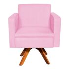 Kit 01 Namoradeira E 02 Poltronas Giratória Emília Suede Base