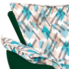 Kit 01 Namoradeira E 02 Poltronas Opala Suede Verde Com D33 P