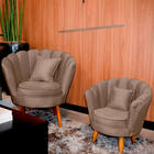 Kit 01 Poltrona  Adulto 01 Poltrona Infantil Pétala Para Sala