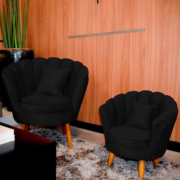 Kit 01 Poltrona  Adulto E 01 Poltrona Infantil Pétala Para Sa