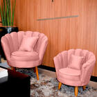 Kit 01 Poltrona  Adulto E 01 Poltrona Infantil Pétala Para Sa