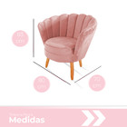 Kit 01 Poltrona  Adulto E 01 Poltrona Infantil Pétala Para Sa