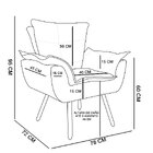 Kit 01 Poltrona Opala Com 01 Puff Opala