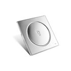 Kit 01 - Ralo Click De Inox 15x15 Cm + Porta Grelha Cromado