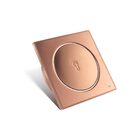 Kit 01 - Ralo Click Inox Rosé Gold 15x15 Cm + Porta Grelha