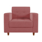 Kit 01 Sofá 3 Lugares E 02 Poltronas Arezzo Linho Pés Chanfra