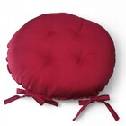 Kit 02 Almofadas Futon Redondo Assento Para Cadeira 40x40 Ver