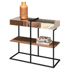 Kit 02 Aparadores Industrial Com Espelho Boreal Demolição - D