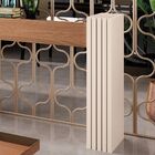 Kit 02 Aparadores Para Sala Com Espelho Lord B01 Nature Off W