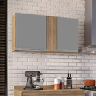 Kit 02 Armários Aéreo De Cozinha Lavanderia 02 Portas Agata 1