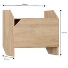 Kit 02 Armários Aéreos Com Porta Soul Carvalho Mel - Be Mobil