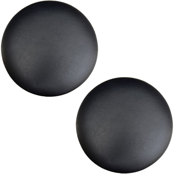 Kit 02 Assentos Redondo Banqueta Cadeira Estofados Poltronas