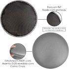 Kit 02 Assentos Redondo Banqueta Cadeira Estofados Poltronas