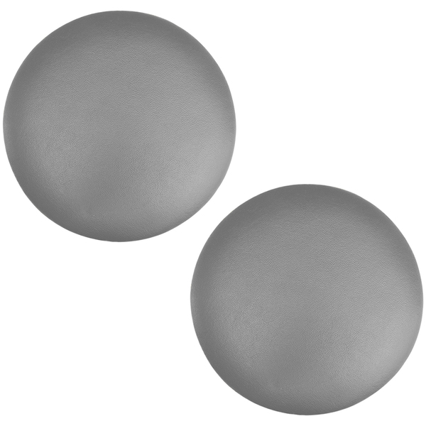 Kit 02 Assentos Redondo Banqueta Cadeira Estofados Poltronas