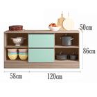 Kit 02 Balcoes Com Tampo 178cm 12539x12550 Pln