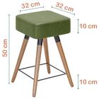 Kit 02 Banco Banqueta Baixa Rill Corano Sone