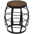 Kit 02 Bancos Decorativos Seat Garden Flora Preto Canela - Gr