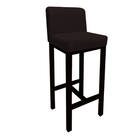 Kit 02 Banqueta Alta Com Encosto Aila Cozinha Balcão Bistrô B