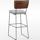 Kit 02 Banqueta Alta Cozinha Sala Jantar Allana L02 Couríssim