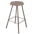 Kit 02 Banqueta Alta Lari Eiffel Bronze Bege