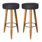 Kit 02 Banqueta Alta Lia Preto