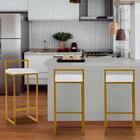 Kit 02 Banqueta Alta Lina Industrial