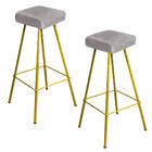 Kit 02 Banqueta Alta Lira Eiffel Industrial Cozinha Bar Balcã