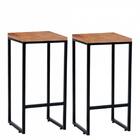 Kit 02 Banqueta Alta Lua Industrial