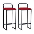Kit 02 Banqueta Alta Luffi Com Encosto Cozinha Bar Balcão Bis