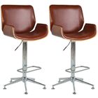 Kit 02 Banquetas Agra Giratória Com Regulagem De Altura E Bas