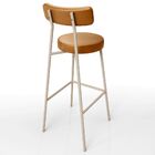 Kit 02 Banquetas Alta Bar Cozinha Sala De Jantar Aço Milão Ar