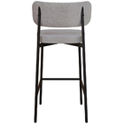 Kit 02 Banquetas Alta Bar Cozinha Sala De Jantar Aço Preto Ka