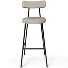 Kit 02 Banquetas Alta Bar Cozinha Sala De Jantar Em Aço Milão