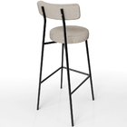 Kit 02 Banquetas Alta Bar Cozinha Sala De Jantar Em Aço Milão