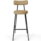 Kit 02 Banquetas Alta Bar Cozinha Sala De Jantar Em Aço Milão