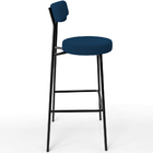 Kit 02 Banquetas Alta Bar Cozinha Sala De Jantar Em Aço Milão