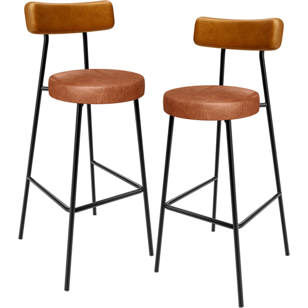 Kit 02 Banquetas Alta Bar Cozinha Sala De Jantar Milão L02 Co