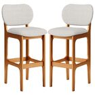 Kit 02 Banquetas Alta Bar Cozinha Sala Jantar Fixa Betta L02