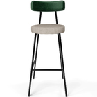 Kit 02 Banquetas Alta Bar Cozinha Sala Jantar Milão L02 Facto