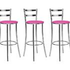 Kit 02 Banquetas Alta Bento Cobre Bq12 Corano Preto Hks Milan