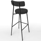 Kit 02 Banquetas Alta Cozinha Bar Sala Jantar Estrutura Em Aç