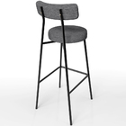 Kit 02 Banquetas Alta Cozinha Bar Sala Jantar Estrutura Em Aç