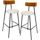 Kit 02 Banquetas Alta Cozinha Sala Jantar Milão L02 Couríssim