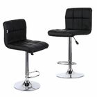 Kit 02 Banquetas Alta Estofada Para Cozinha Vox F03 Preto - L