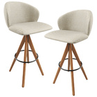 Kit 02 Banquetas Alta Giratória Bar Cozinha Sala De Jantar Ba