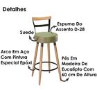 Kit 02 Banquetas Alta Mosk Corano Sone