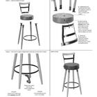 Kit 02 Banquetas Alta Mosk Corano Sone