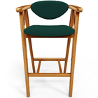 Kit 02 Banquetas Alta Para Cozinha Bancada Bar Sala De Jantar