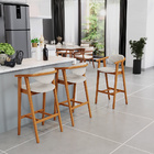 Kit 02 Banquetas Alta Para Cozinha Bancada Bar Sala De Jantar